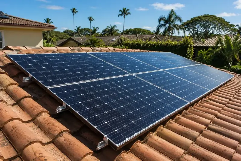 Installation de panneaux solaires à Champier
